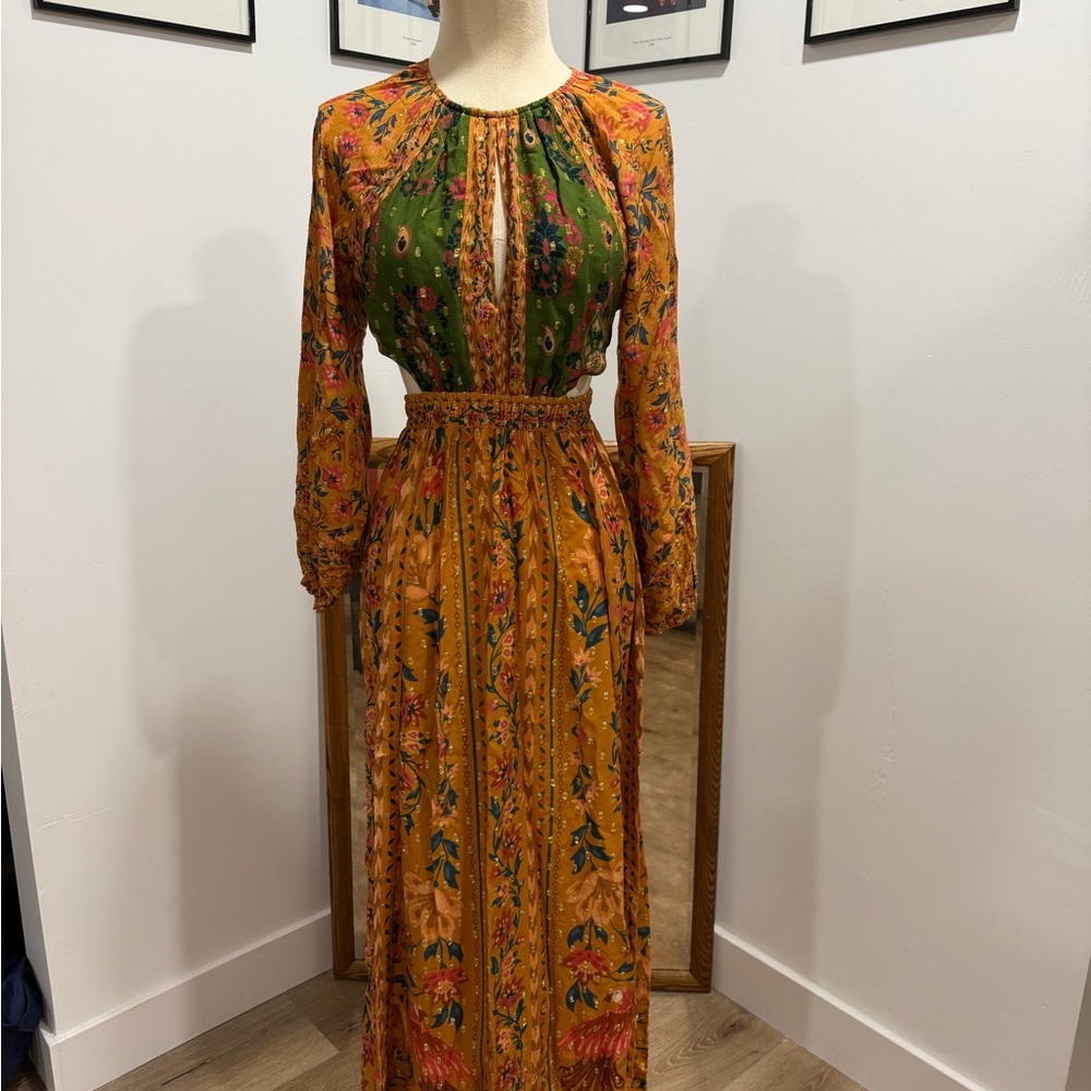 Farm Rio Floral Maxi Dress size XS